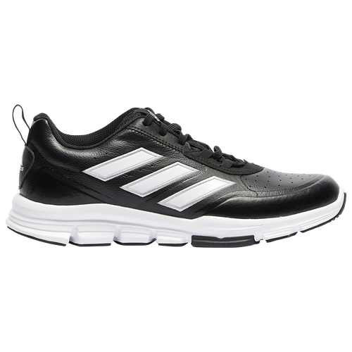 adidas Speed Trainer 5 Synthetic - Men's Turf Shoes - Core Black / White / Silver Metallic - EG6682