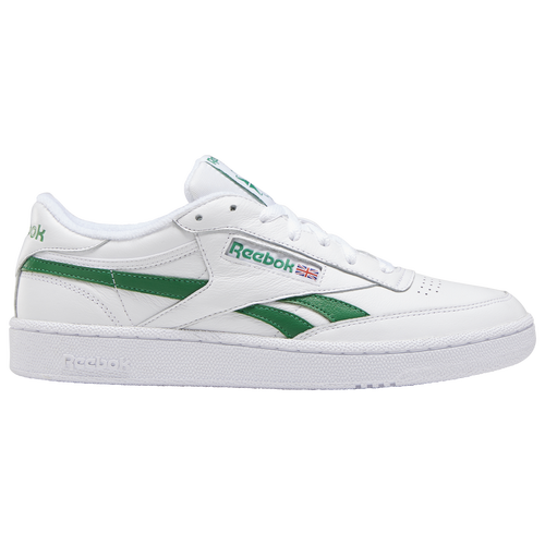 

Reebok Club C Revenge - Mens White/White/Glen Green Size 10.0