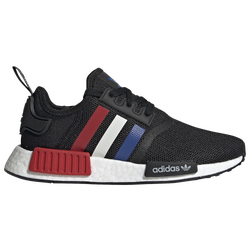 Boys' Grade School - adidas Originals NMD R1 Refined - Black/White/Scarlet