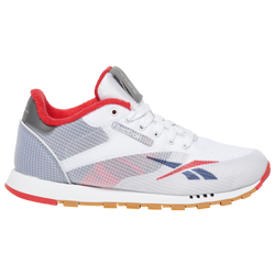 Boys' Grade School - Reebok Classic Leather Altered - White/Vital Blue/Primal Red