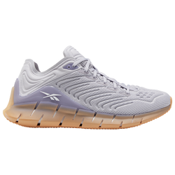 Women's - Reebok Zig Kinetica - Grey/Violet Haze/Sun Orange