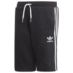 Boys' Grade School - adidas Originals Trefoil Fleece Shorts - Black/White