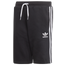 adidas Originals Trefoil Fleece Shorts - Boys' Grade School Black/White