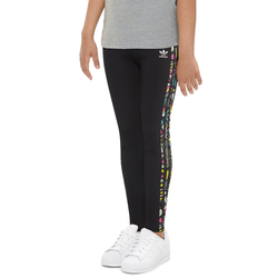 Girls' Grade School - adidas Originals Bel'Aire 3 Stripe Leggings - Black/Multicolor
