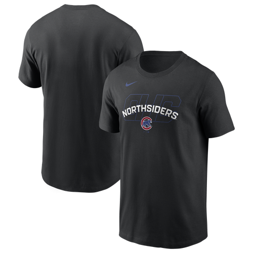 Nike Mens Chicago Cubs Cubs Hot Corner T-Shirt - - Black Size XXL