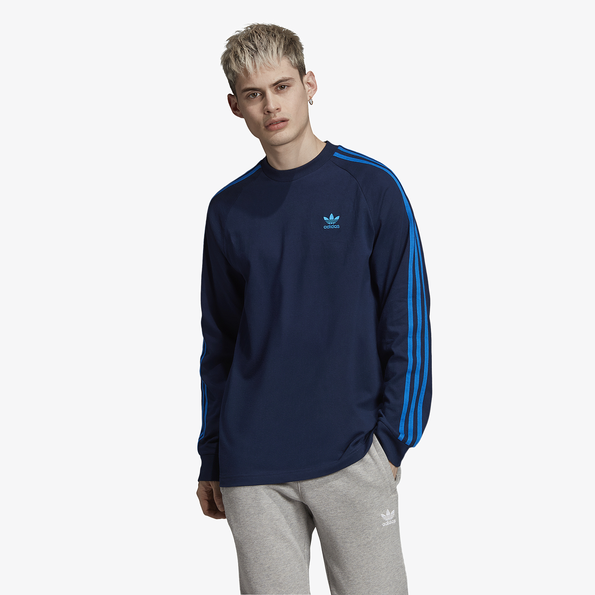 adidas originals men's california long sleeve tee