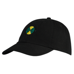 Men's - Cross Colours Classic Twill Adjustable Cap - Black/Yellow