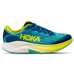 Boys' Grade School - HOKA Rincon 4 - Blue/Yellow