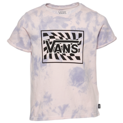 Girls' Grade School - Vans Tie Dye T-Shirt - Purple/Purple