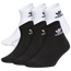 adidas Quarter Sock 6-Pack - Boys' Grade School White/Black