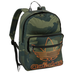 Unisex - adidas Originals Trefoil Pocket Backpack - Adi Camo/Signal Orange