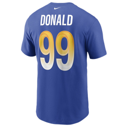 Men's - Nike Rams Name & Number T-Shirt - Royal/Royal