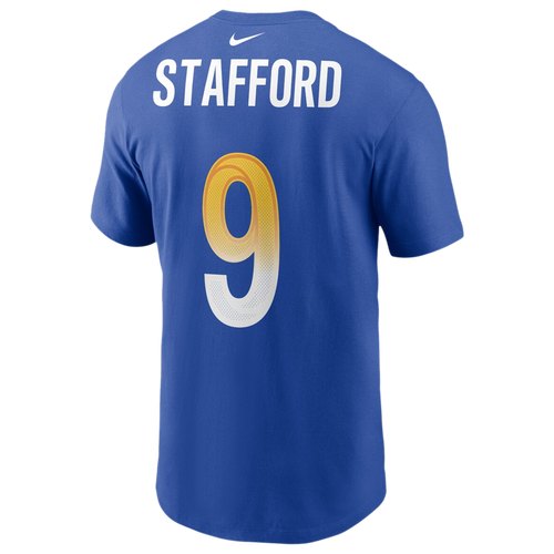 

Nike Mens Matthew Stafford Nike Rams Name & Number T-Shirt - Mens Royal/Royal Size XL