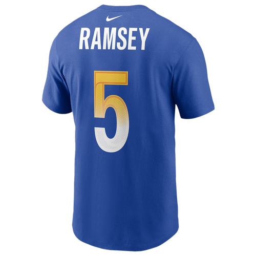 

Nike Mens Jalen Ramsey Nike Rams Name & Number T-Shirt - Mens Royal/Royal Size XXL