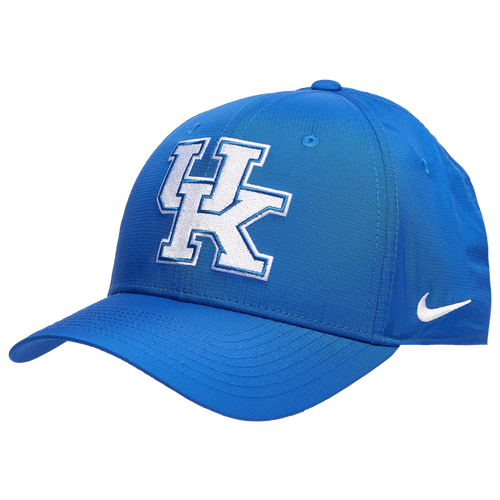 

Nike Mens Nike Kentuckey Club Precurve Adjustable Cap - Mens White/Blue Size One Size