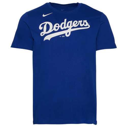 

Nike Mens Shohei Ohtani Nike Dodgers Ohtani Name and Number T-Shirt - Mens Blue/White Size M
