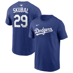 Men's - Nike MLB Los Angeles Dodgers Name and Number SS T - Rush Blue