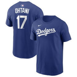 Men's - Nike Dodgers Ohtani Name and Number T-Shirt - Blue