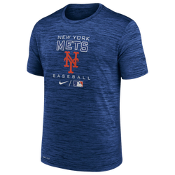 Men's - Nike Mets Velocity Practice Performance T-Shirt - Royal/Royal