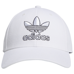 Men's - adidas Originals Icon Precurve Snapback - White/Black