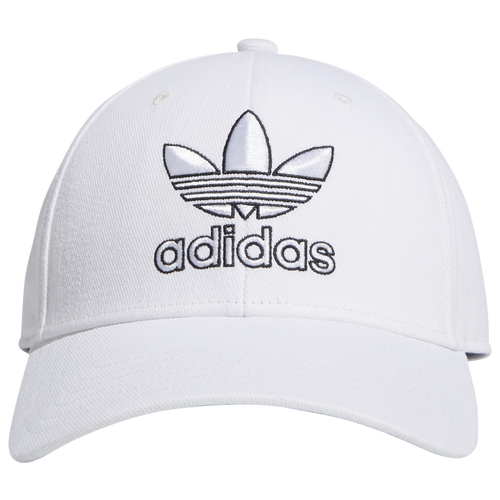 

adidas Originals Mens adidas Originals Icon Precurve Snapback - Mens White/Black Size One Size