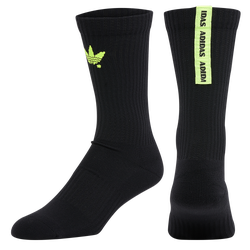 Unisex - adidas A.D.I.D.A.S. Crew Socks - Black/Yellow