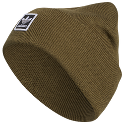 Men's - adidas Originals Tall Utility Beanie - Olive/Olive