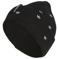 Women's - adidas Originals Trefoil Beanie - Black/White