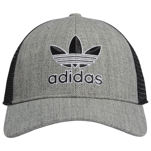 Adidas Heather Icon Trucker Hat Grey Originals Hats