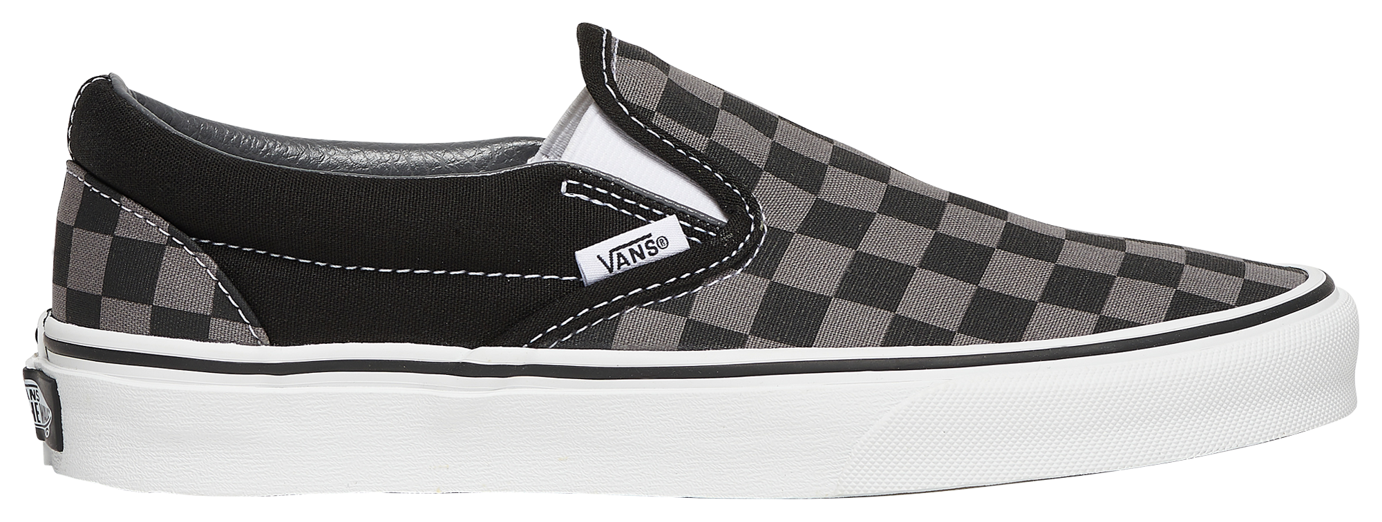 white slip on vans footlocker