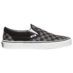 Girls' Grade School - Vans Classic Slip On - Black/Pewter