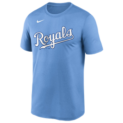 Men's - Nike Royals Wordmark Legend T-Shirt - Light Blue/Light Blue