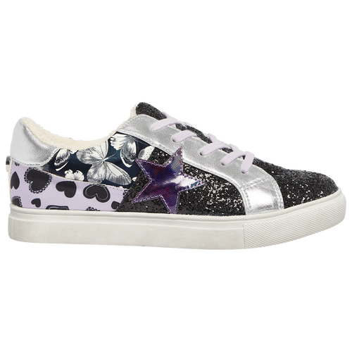 

Girls Steve Madden Steve Madden Rezume - Girls' Grade School Shoe Black/Lavender Size 04.0