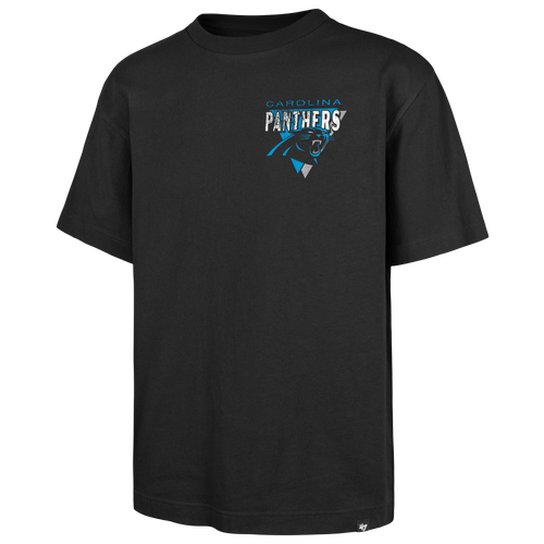 47 Brand Mens Carolina Panthers NFL Carolina Panters Under Bar T-Shirt - - Black Size XXL