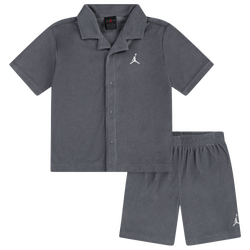 Boys' Preschool - Jordan Terry Cloth Camp Set - Smoke Grey