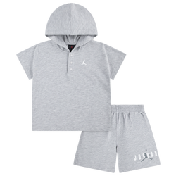 Boys' Preschool - Jordan Henley French Terry Hoodie Set - Light Grey Heather