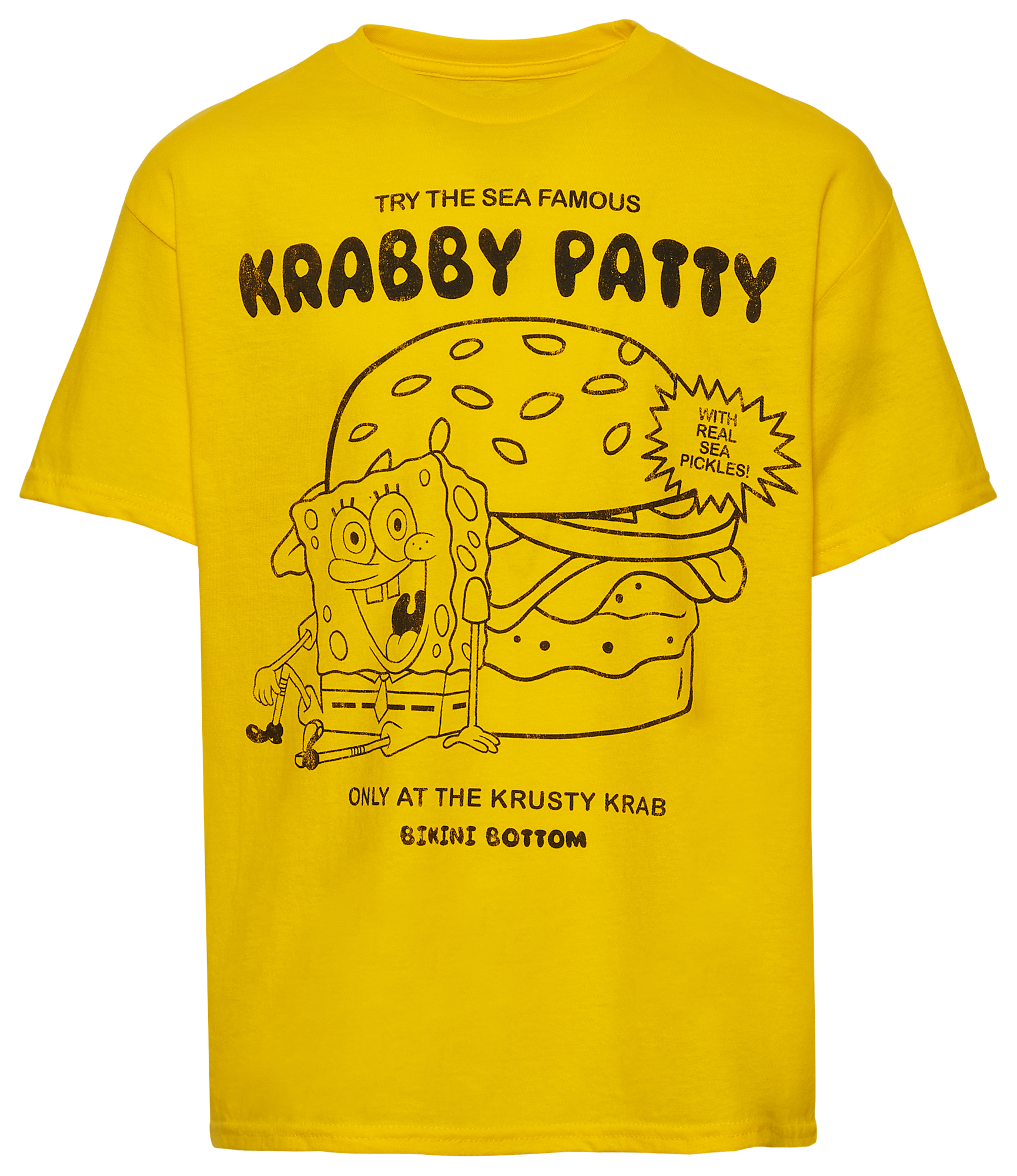 Spongebob Krabby Patty Ad Culture T-Shirt - Boys' Grade School
