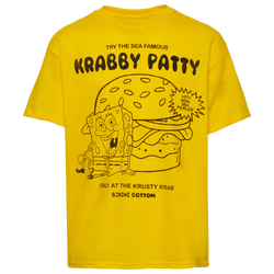 Boys' Grade School - Spongebob Krabby Patty Ad Culture T-Shirt - Yellow/Yellow