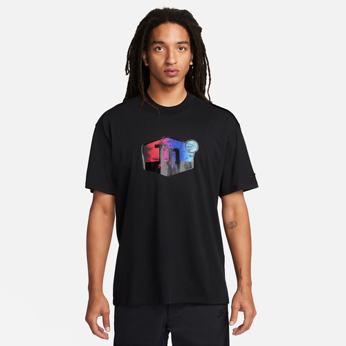 

Nike Mens Nike NSW Tuned Air Graphic T-Shirt - Mens Black/Multi Size S