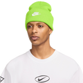 Nike Peak Futura Beanie - Nike Volt/White