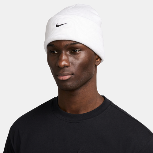 

Nike Nike Peak Swoosh Beanie FA24 - Adult White/Black Size One Size