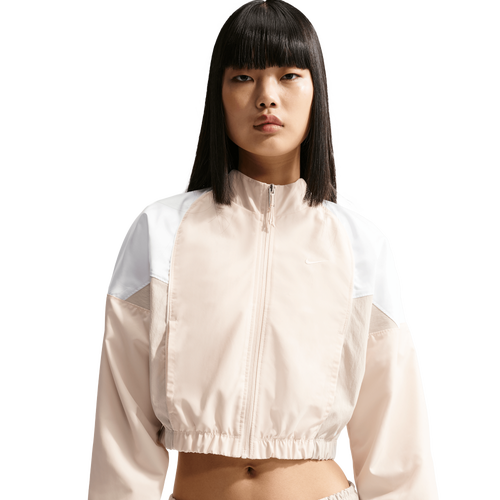 WOMENS - Nike NSW Shrunken Track Jacket Mod - White/Chalk Light Bone