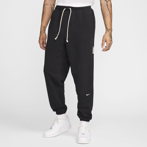 

Nike Mens Nike Standard Issue Dri-Fit Pant - Mens Black/Pale Ivory Size L