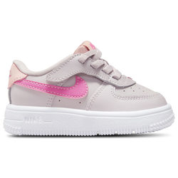 Boys' Toddler - Nike Air Force 1 Low EasyOn - Platinum Violet/Arctic Orange/Pinksicle