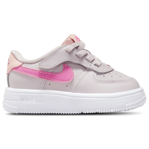 

Nike Boys Nike Air Force 1 Low EasyOn - Boys' Toddler Shoes Platinum Violet/Arctic Orange/Pinksicle Size 07.0