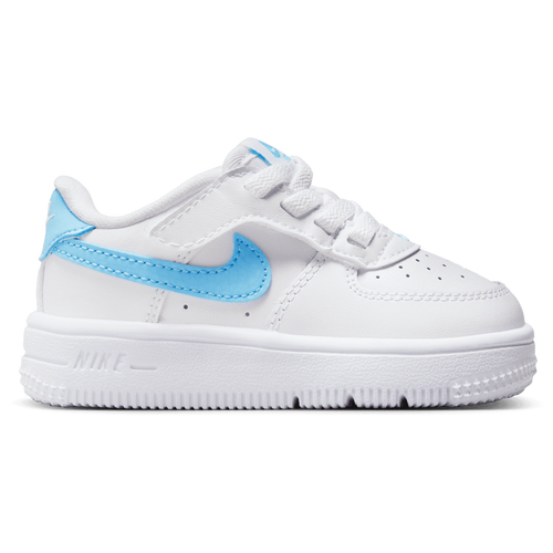 

Nike Boys Nike Air Force 1 Low EasyOn - Boys' Toddler Basketball Shoes Blue/White Size 3.0