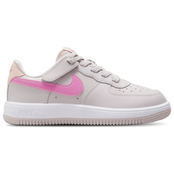 Boys' Preschool - Nike Air Force 1 Low EasyOn - Platinum Violet/Arctic Orange/Pinksicle