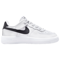 Nike air force 1 alpha outlet type white/black grade school kids' shoe