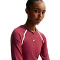Nike NSW Street Long Sleeve Body Bold Crop - Nike Team Crimson/Chalk