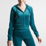 Juicy Couture Velour Hoodie - Women's Sapphire/Teal